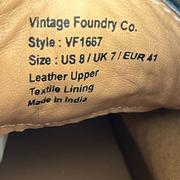 Vintage Foundry Co. Parker Oxford leather Boots black 8
NEW main image 12